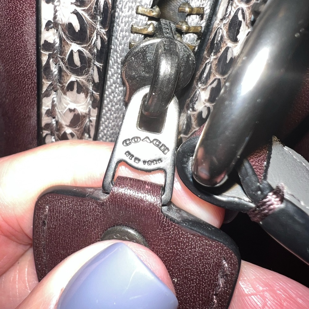 Coach Leather Satchel in Oxblood - Picture 7 of 15